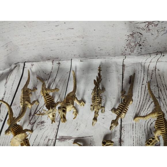 Lot of 12 skeleton dinosaur figures - Picture 4 of 5